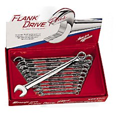 Standard ringgaffeln&oslash;gles&aelig;t, tommer, krom, 12 kant