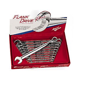 Standard ringgaffeln&oslash;gles&aelig;t, tommer, krom, 12 kant