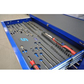 Komplet s&aelig;t i mm og tommer med KRA4107D Roll Cab 