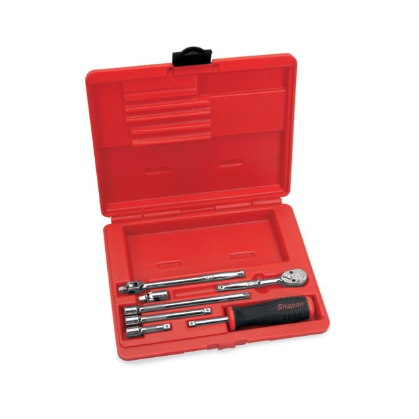 1/4'' s&aelig;t med topn&oslash;gle, forl&aelig;ngere, ledh&aring;ndtag