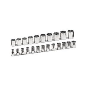 Kort  top, mm, 12 kant, s&aelig;t til 1/2'' drive