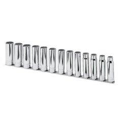 Lang  top, mm, 12 kant, s&aelig;t til 1/2'' drive